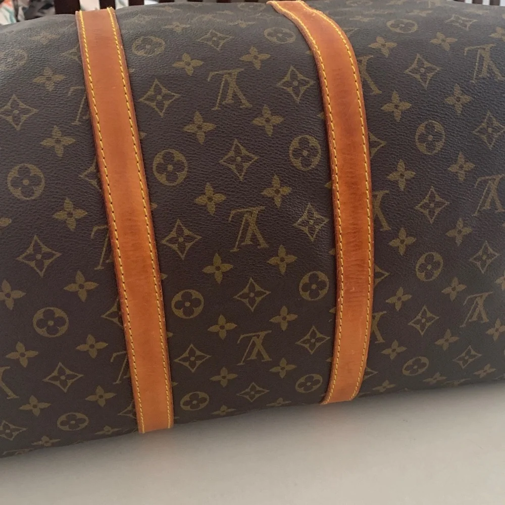 Louis Vuitton Luxury Brown Monogram Travel Bag